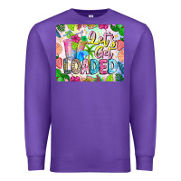 Purple Lets Get Loaded Mouse Pad Premium Sweatshirt - CowhideDigitalArt