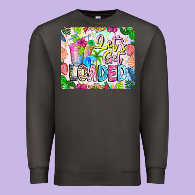 Lets Get Loaded Mouse Pad Premium Sweatshirt Designed By Cowhidedigitalart