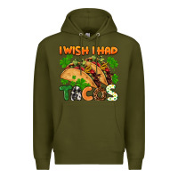 Army Green I wish i had tacos St. Patrick's day Premium Hoodie - FaDigitalArtStudio