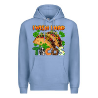 Colony Blue I wish i had tacos St. Patrick's day Premium Hoodie - FaDigitalArtStudio