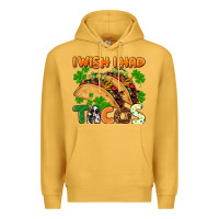 Mustard I wish i had tacos St. Patrick's day Premium Hoodie - FaDigitalArtStudio