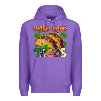 Purple I wish i had tacos St. Patrick's day Premium Hoodie - FaDigitalArtStudio