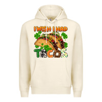 Tofu I wish i had tacos St. Patrick's day Premium Hoodie - FaDigitalArtStudio