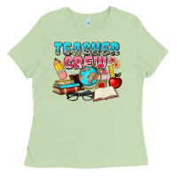 Matcha teacher crew Ladies Tee - NancyCooperArtShop