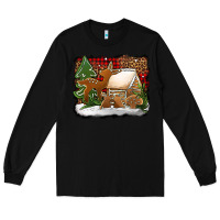Black Christmas cookies buffalo plaid Long Sleeve Tee - Jasminsmagicworld