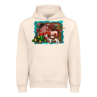 Sandshell farm life tractor cow pig rooster Urban Hoodie - Artiststas