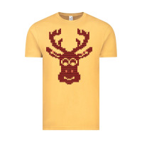 Vintage Mustard Christmas Deer Ugly Vintage Tee - Bettercallsaul