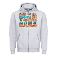 Heather Grey ask me about my nails bbs Zipper Hoodie - BundleAndBundleShop