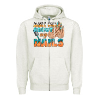 Oatmeal Heather ask me about my nails bbs Zipper Hoodie - BundleAndBundleShop