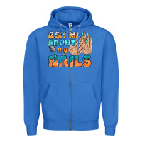True Royal ask me about my nails bbs Zipper Hoodie - BundleAndBundleShop