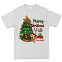 Dove Grey merry christmas y'all Premium Tee - MaliasSmallBusiness