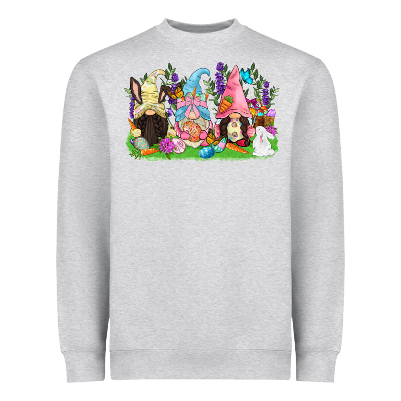 Easter Gnomes Easter Day Heavyweight Sweatshirt by CowGirlArtShop | Teevron