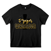 Black christian prayer warrior Heavy Core Tee - MaliasSmallBusiness