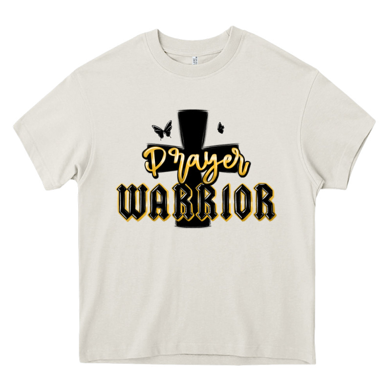 Christian Prayer Warrior Heavy Core Tee by MaliasSmallBusiness | Teevron