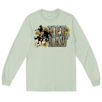 Matcha Yee haw Cowboy western Long Sleeve Tee - HowdyJamesFarm