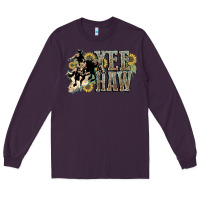 Plum Yee haw Cowboy western Long Sleeve Tee - HowdyJamesFarm