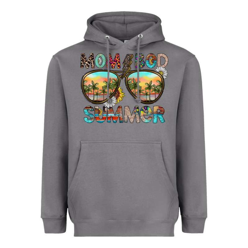 Mom Bad Summer Heavyweight Hoodie by CowhideDigitalArt | Teevron