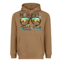Toasted Coconut Mom Bad Summer Heavyweight Hoodie - CowhideDigitalArt
