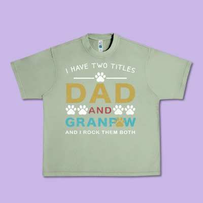 I Have Two Titles Dad And Grandpa Urban Heavy Tee Designed By Bettercallsaul