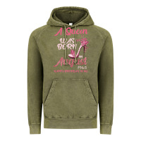 A Queen Was Born In August 1965 Happy Birthday To Me 55 Years Old Vintage Hoodie | Teevron