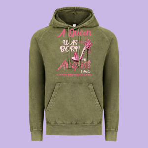 A Queen Was Born In August 1965 Happy Birthday To Me 55 Years Old Vintage Hoodie Designed By Bettercallsaul
