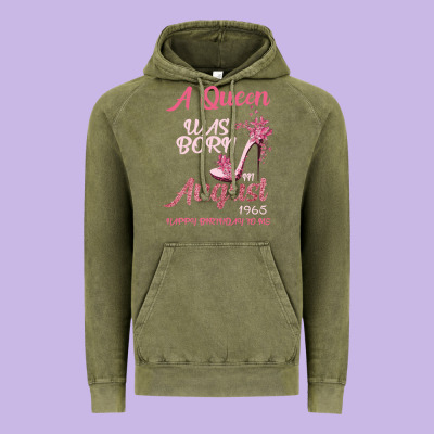 A Queen Was Born In August 1965 Happy Birthday To Me 55 Years Old Vintage Hoodie Designed By Bettercallsaul