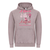 Vintage Zinc A Queen Was Born In August 1965 Happy Birthday To Me 55 Years Old Vintage Hoodie - Bettercallsaul