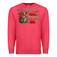 Cardinal Little Miss Cotton Tail Premium Sweatshirt - CowhideDigitalArt