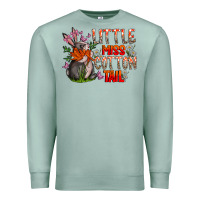 Seafoam Little Miss Cotton Tail Premium Sweatshirt - CowhideDigitalArt