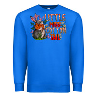 True Royal Little Miss Cotton Tail Premium Sweatshirt - CowhideDigitalArt