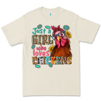 Bone just a girl who loves chickens Premium Tee - NancyCooperArtShop
