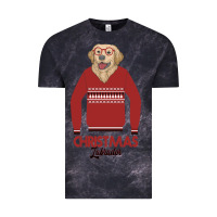 Cloud Black Christmas Labrador Vintage Tee - Bettercallsaul