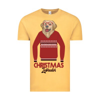 Vintage Mustard Christmas Labrador Vintage Tee - Bettercallsaul