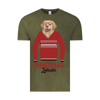 Vintage Olive Christmas Labrador Vintage Tee - Bettercallsaul