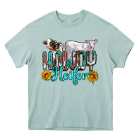 Western Howdy Heifer Heavy Core Tee | Teevron
