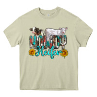 Mossy western howdy heifer Heavy Core Tee - NancyCooperArtShop