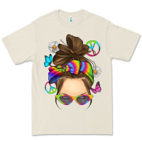 Bone messy bun tie dye Premium Tee - RanaPortraitStore