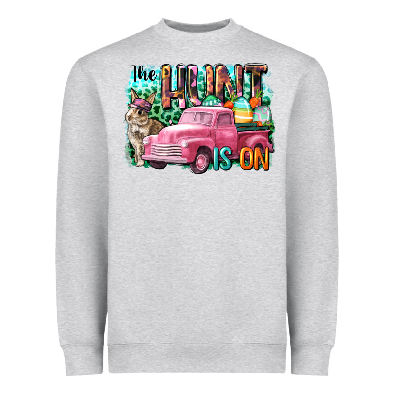 The Hunt Is On Easter Day Heavyweight Sweatshirt by CowGirlArtShop | Teevron
