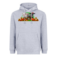 Heather Grey halloween baby sheeps Heavyweight Hoodie - LillyAllenDesigns