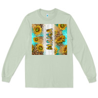 Matcha western mother's day mama with turquoise and sunflowers and leopard tu Long Sleeve Tee - TumblerDesignByShophia