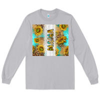 Moon Dust western mother's day mama with turquoise and sunflowers and leopard tu Long Sleeve Tee - TumblerDesignByShophia