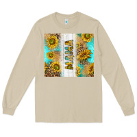Mushroom western mother's day mama with turquoise and sunflowers and leopard tu Long Sleeve Tee - TumblerDesignByShophia
