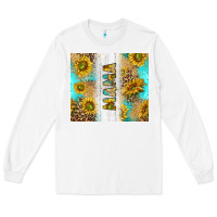 White western mother's day mama with turquoise and sunflowers and leopard tu Long Sleeve Tee - TumblerDesignByShophia
