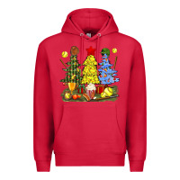 Cardinal christmas with softball trees bbs Premium Hoodie - BundleAndBundleShop