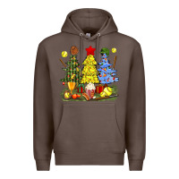 Coffee christmas with softball trees bbs Premium Hoodie - BundleAndBundleShop