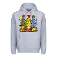 Heather Grey christmas with softball trees bbs Premium Hoodie - BundleAndBundleShop