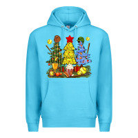 Ocean Blue christmas with softball trees bbs Premium Hoodie - BundleAndBundleShop