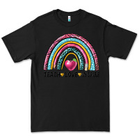 Black rainbow teach love inspire Premium Tee - NancyCooperArtShop