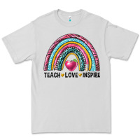 Dove Grey rainbow teach love inspire Premium Tee - NancyCooperArtShop
