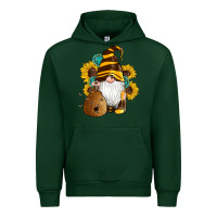 Forest Green western bee gnomes beehive honey sunflowers gemstone Urban Hoodie - Artiststas